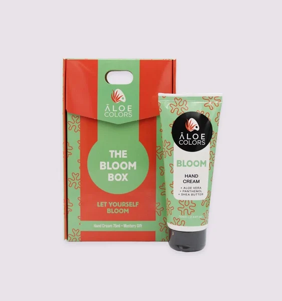Aloe Colors Xmas Promo The Bloom Box με Bloom Hand Cream Ενυδατική Κρέμα Χεριών 75ml & Mystery Gift