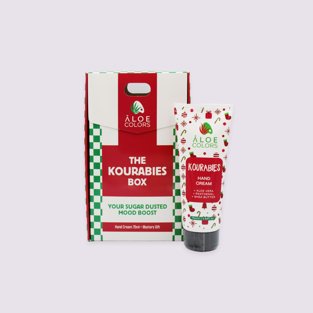 Aloe colors The Kourabies Box κρέμα χεριών 75ml & Mystery Gift