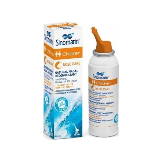 Sinomarin Children Nose Care Ρινικό Σπρέι με Θαλασσινό Νερό για Βρέφη και Παιδιά από 6 Μηνών 100ml