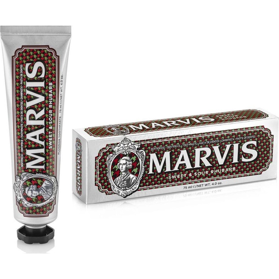 Marvis Sweet and Sour Rhubarb Mint Toothpaste Οδοντόκρεμα με Γλυκό & Ξινό Ραβέντι 75ml