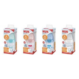Nuk First Choice+ Μπιμπερό Με Θηλή Σιλικόνης M 0-6m 150ml 1τμχ