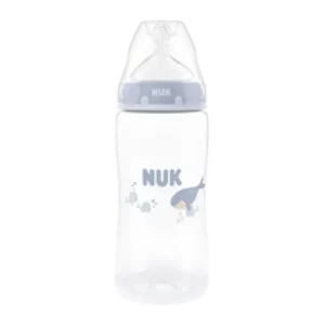NUK First Choice Μπιμπερό Πλαστικό Με Δείκτη Ελέγχου Θερμοκρασίας 3m+ 300ml Χρώμα Μπλε 1τμχ