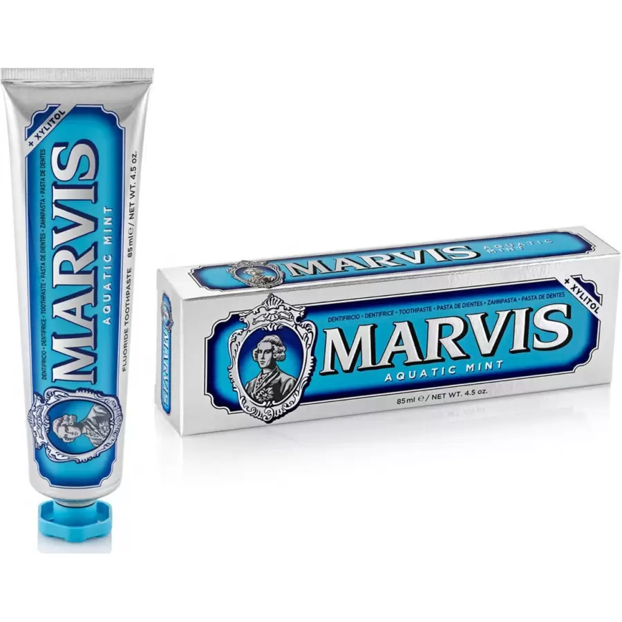 Marvis Aquatic Mint Toothpaste Οδοντόκρεμα με Γεύση Μέντα 85ml