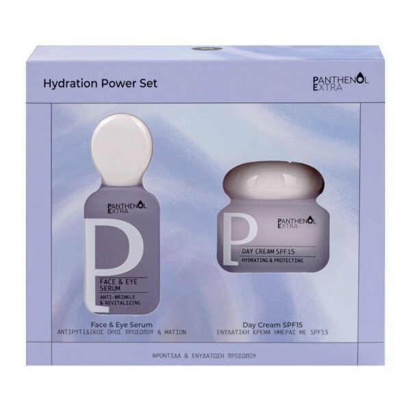 Panthenol Extra Promo Hydration Power Set Face & Eye Serum 30ml & Day Cream SPF15 50ml