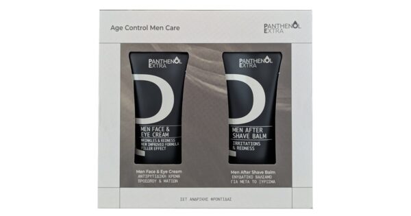 Panthenol Extra Promo Age Control Men Care Aντιρυτιδική Κρέμα Προσώπου & Ματιών 75ml & After Shave Balm 75ml