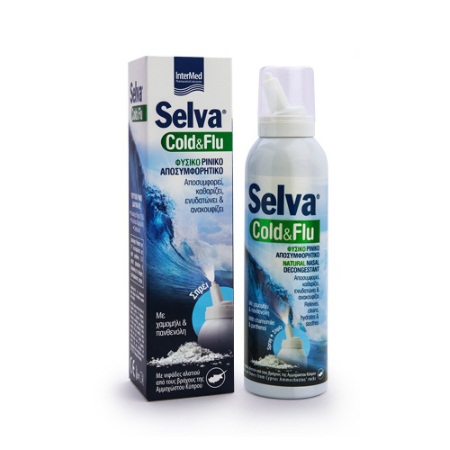 Intermed Selva Cold and Flu Φυσικό Ρινικό Αποσυμφορητικό 150ml