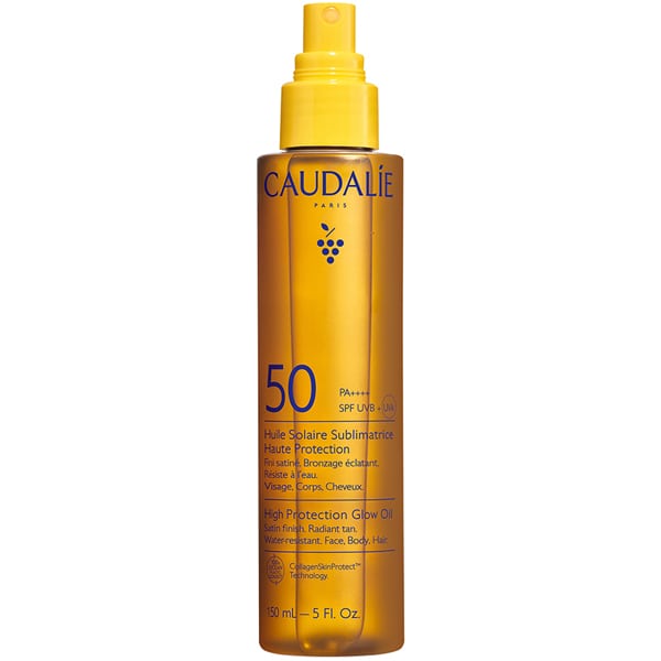 Caudalie High Protection Glow Oil Αντηλιακό Λάδι για Πρόσωπο- Σώμα & Μαλλιά SPF50 150ml