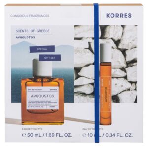Korres Scents of Greece Promo Pack με Avgoustos Eau de Τoilette 50ml & Avgoustos Eau de Τoilette 10ml