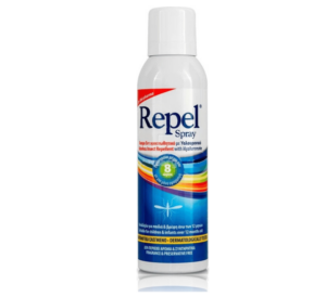 Repel Spray Άοσμο Εντομοαπωθητικό Spray με Υαλουρονικό 150ml