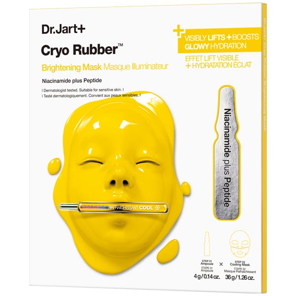 Dr. Jart+ Cryo Rubber Brightening Mask Μάσκα Προσώπου για Λάμψη με Νιασιναμίδη και 2% Πεπτίδια 40g