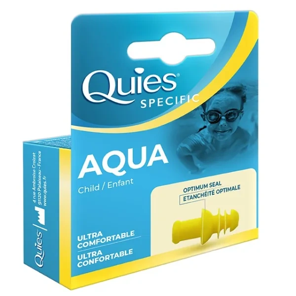 Quies Specific Aqua Kids 1 pair- Παιδικές Ωτοασπίδες για το Νερό 1 ζεύγος