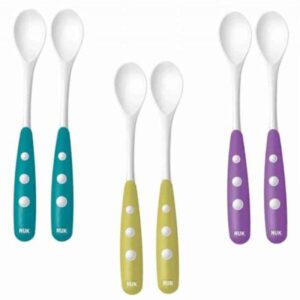 Nuk Easy Learning Εκπαιδευτικό Κουταλάκι Φαγητού 4m+ 2τεμ