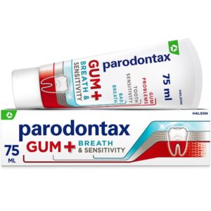 Parodontax Gum+Breath & Sensitivity Οδοντόκρεμα για Υγιή Ούλα & Δροσερή Αναπνοή 75ml