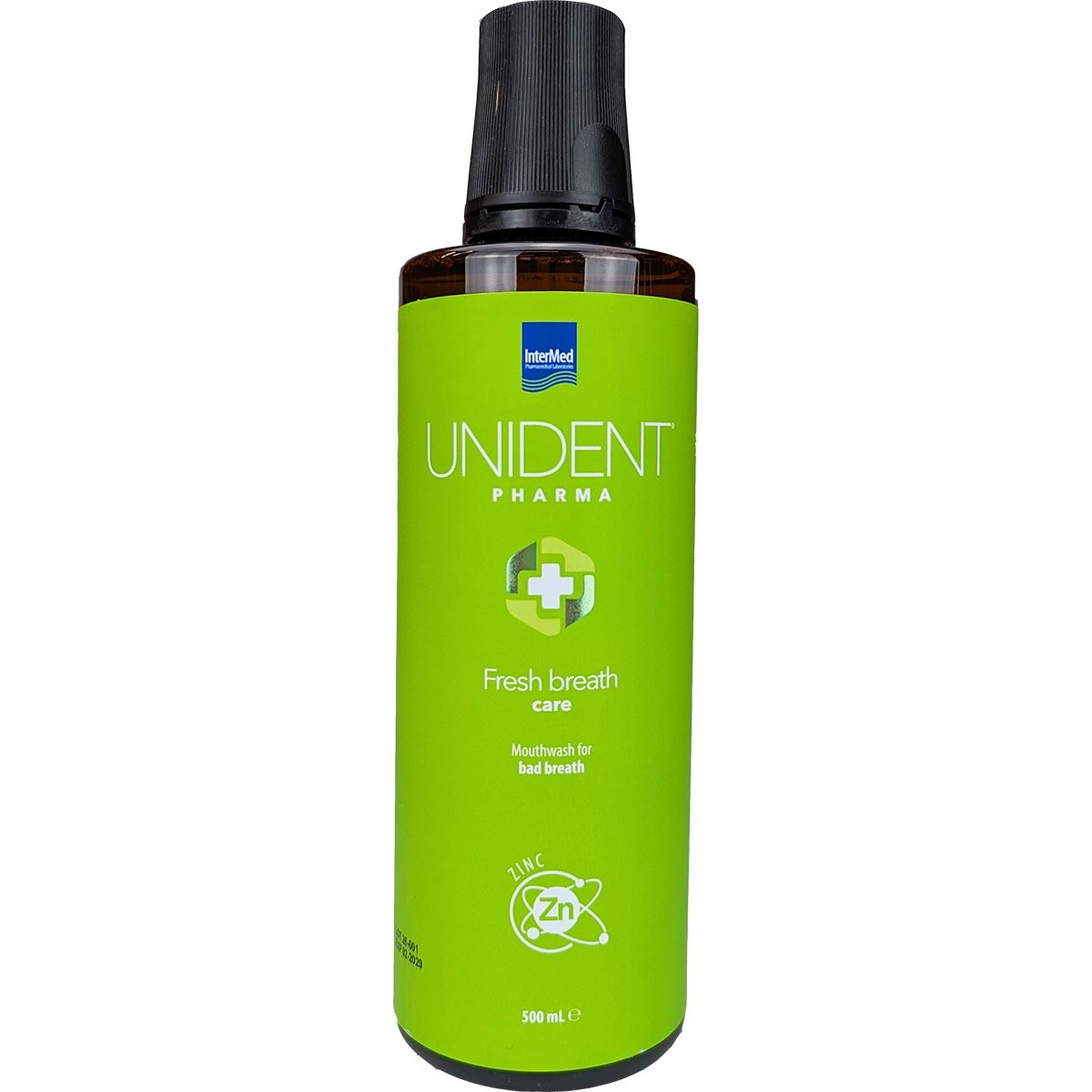 ΙnterMed Unident Pharma Mouthwash Fresh Breath Στοματικό Διάλυμα κατά της Κακοσμίας 500ml