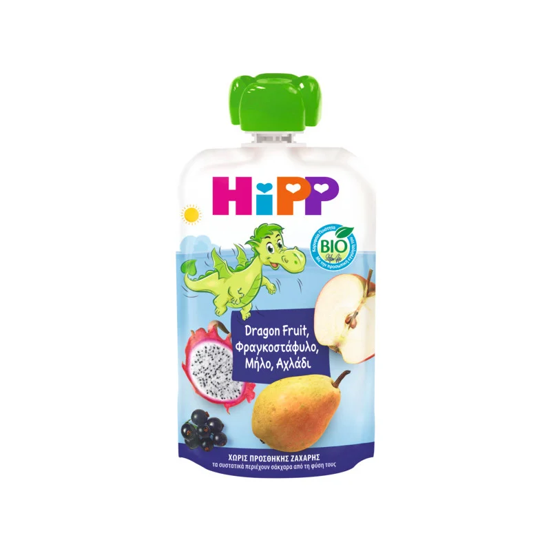 HIPPis ΔΡΑΚΟΣ ΜΕ ΜΗΛΟ-ΑΧΛΑΔΙ & DRAGON FRUIT ΑΠΟ 1 ΕΤΟΥΣ - 100gr