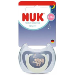 Nuk πιπίλα σιλικόνης first choice night 18-36m koala