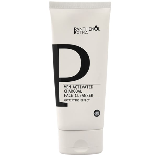 Panthenol Extra Men Activated Charcoal Face Cleanser Τζελ Καθαρισμού Προσώπου με Ενεργό Άνθρακα 150ml