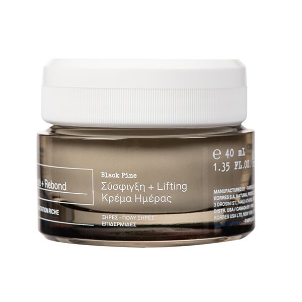 Korres Black Pine Bounce Firming Moisturizer Μαύρη Πεύκη Σύσφιγξη + Lifting Κρέμα Ημέρας Ξηρές/Πολύ Ξηρές Επιδερμίδες 40ml