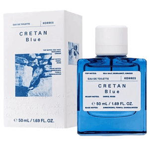Korres Aegean Blue Eau de Toilette Ανδρικό Άρωμα με Θαλασσινές & Ξυλώδεις Νότες 50ml