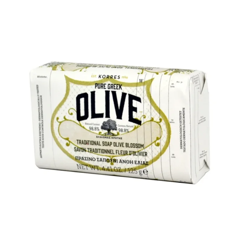 Korres Pure Greek Olive Σαπούνι Ελιάς με Άνθη Ελιάς 125gr