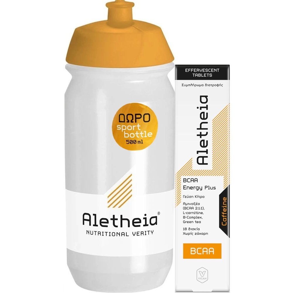 Aletheia Promo BCAA Energy Plus 18 Αναβράζοντα Δισκία & Δώρο Παγούρι