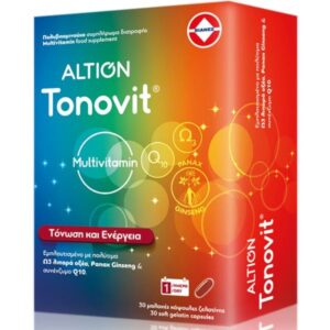 Altion Tonovit Multivitamin για Τόνωση & Ενέργεια 30softcaps