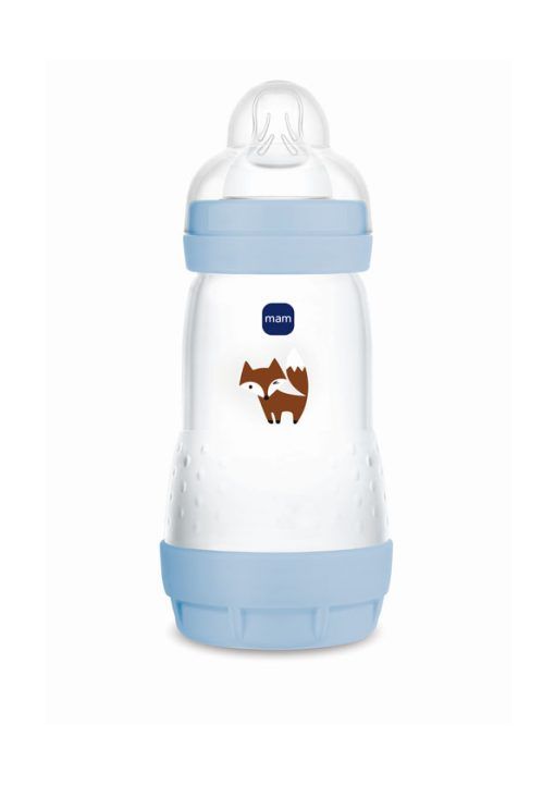 Mam Easy Start Anti-Colic Πλαστικό Μπιμπερό με Θηλή Σιλικόνης 2+ μηνών Γαλάζιο 260ml