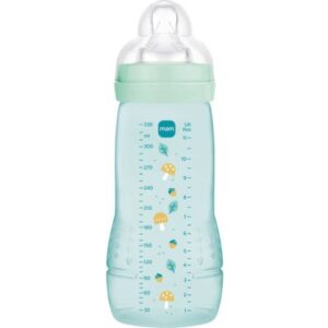 Mam Easy Active Baby Bottle 4m+ (330ml) - Πλαστικό Μπιμπερό με Εύκολο Κράτημα και Θηλή Σιλικόνης