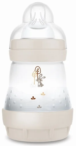 Mam Easy Start Anti-Colic Πλαστικό Μπιμπερό με Θηλή Σιλικόνης 0+ μηνών Μπεζ 160ml