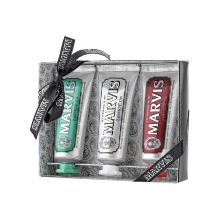 Marvis 3 Flavours Travel Set – Σετ 3 Οδοντόκρεμες σε Διαφορετικές Γεύσεις 3x25ml