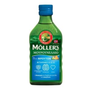 Möller’s Παραδοσιακό Υγρό Μουρουνέλαιο με Γεύση Tutti Frutti 250ml