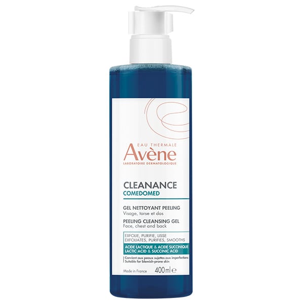 Avène Cleanance Comedomed Peeling Καθαριστικό Gel Προσώπου για Ατέλειες & Μαύρα Στίγματα 400ml