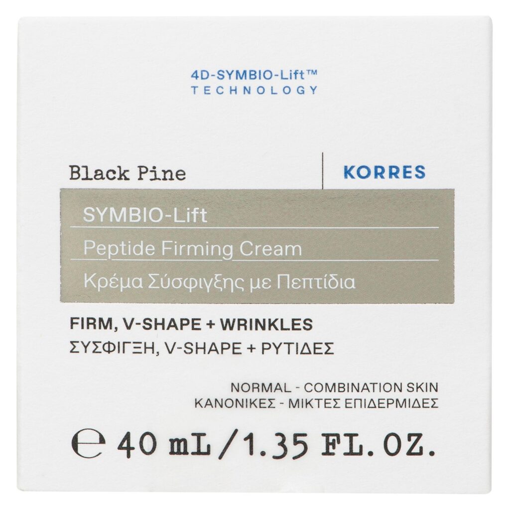 Korres Black Pine Symbio-Lift Peptide Συσφικτική Κρέμα Προσώπου για Κανονικές & Μικτές Επιδερμίδες 40ml