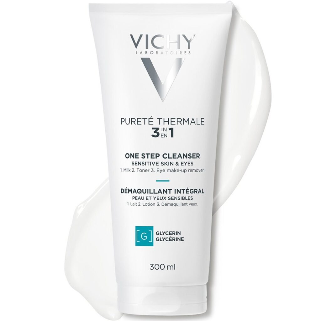 Vichy Pureté Thermale 3 σε 1 Γαλάκτωμα Καθαρισμού Τόνωσης & Ντεμακιγιάζ Ματιών 200ml