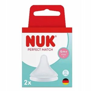 NUK Perfect Match Θηλές Σιλικόνης XL για Μωρά 6+ Μηνών- 2 τεμάχια