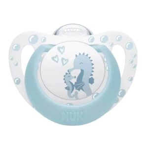 NUK First Choice Πιπίλα Σιλικόνης για Νεογέννητα 0-6 Μηνών με Θήκη