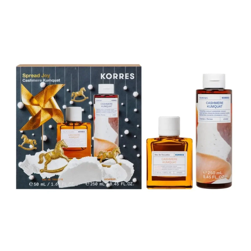 KORRES Promo Spread Joy Σετ Cashmere Kumquat με Eau de Toilette 50ml & Αφρόλουτρο 250ml 1 σετ