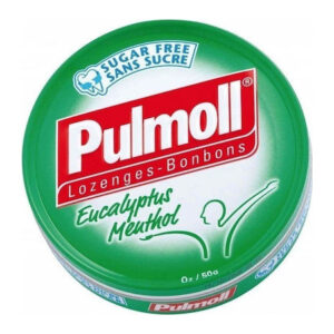 Pulmoll Eucalyptus Menthol Παστίλιες Λαιμού με Ευκάλυπτο & Μενθόλη – Χωρίς Ζάχαρη 45gr