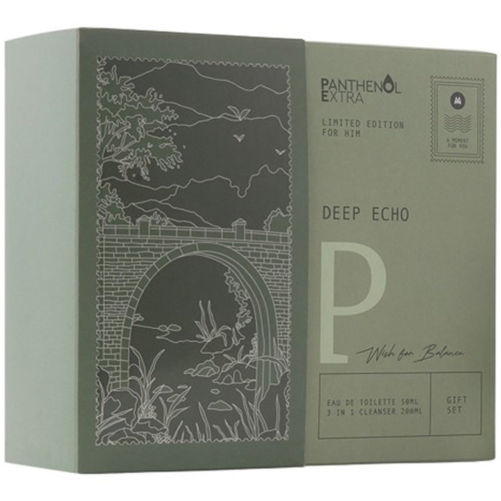 Panthenol Extra Deep Echo Wish for Balance Σετ Ανδρικής Περιποίησης με 3in1 Cleanser 200ml & Eau De Toilette 50ml