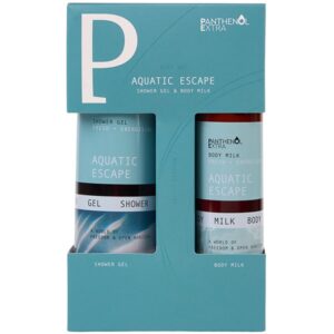 Panthenol Extra Aquatic Escape Σετ Περιποίησης Σώματος με Αφρόλουτρο 500ml & Body Milk 300ml