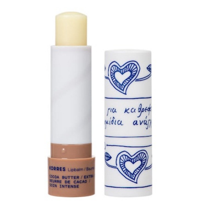 Korres Lip Balm Cocoa Butter Ενυδατικό Βάλσαμο Χειλιών με Βούτυρο Κακάο 4.5g