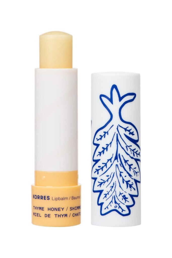 Korres Thyme Honey Shimmery Lip Balm Ενυδατικό Βάλσαμο Χειλιών με Μέλι για Λάμψη 4.5g