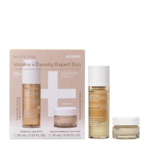 Korres White Pine Volume + Density Expert Duo Σετ Ορού & Κρέμας Νύχτας 2τμχ