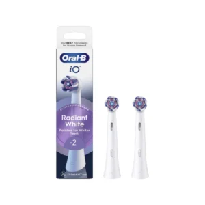 Oral-B iO Radiant White Ανταλλακτικές Κεφαλές για Λευκότερα Δόντια 2τμχ